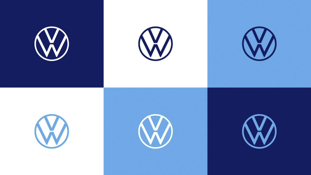 VW logo evolution